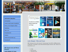 Tablet Screenshot of lotto-wagner.de